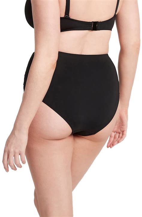 Sea Level High Waist Gathered Side Swim Bottoms Nordstrom