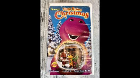 Barney S Night Before Christmas Full 1999 Lyrick Studios VHS YouTube