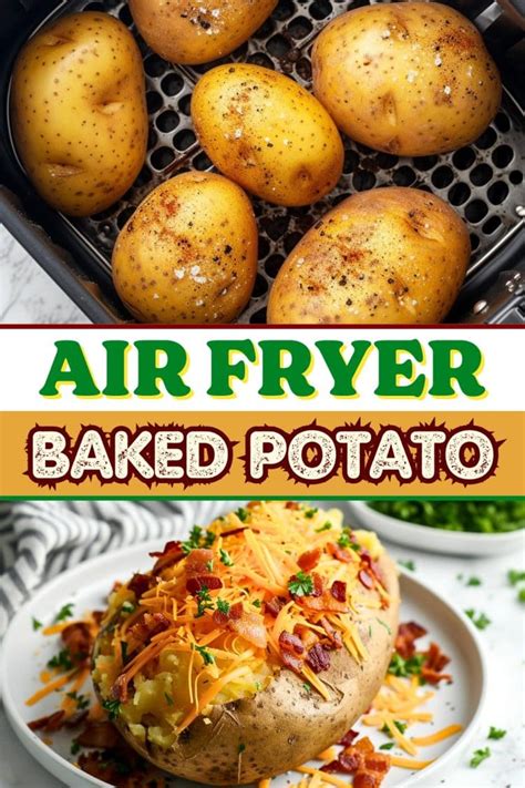 Air Fryer Baked Potato (Crispy and Fluffy Recipe) - Insanely Good