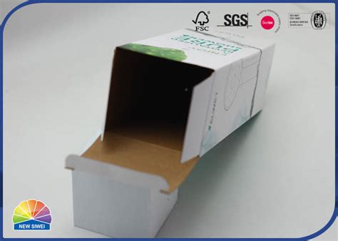 Customized Cmyk Resuable Gloss Lamination Corrugated Carton Box For Cup