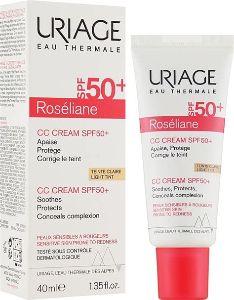 CC-крем для чувствительной кожи лица Uriage Roseliane CC Cream SPF 50 ...
