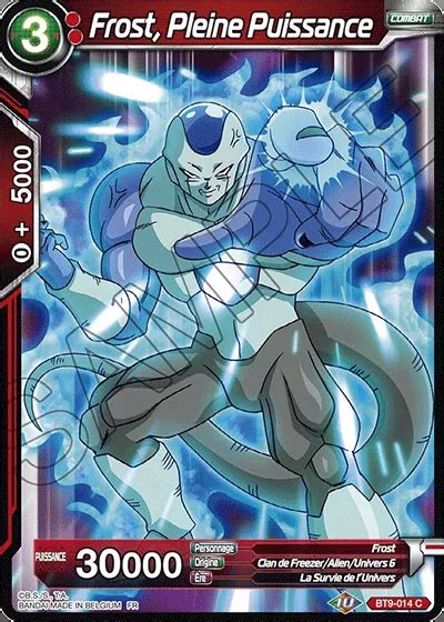 BT9 014 C Frost Pleine Puissance DBSCards Fr