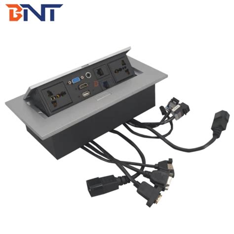 Office Table Connectivitypower Extension Electric Box Multimedia Multi