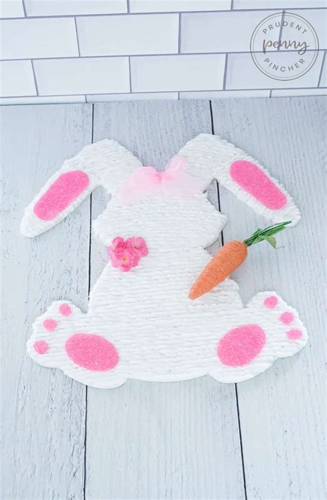 Dollar Tree Easter Bunny Craft Prudent Penny Pincher