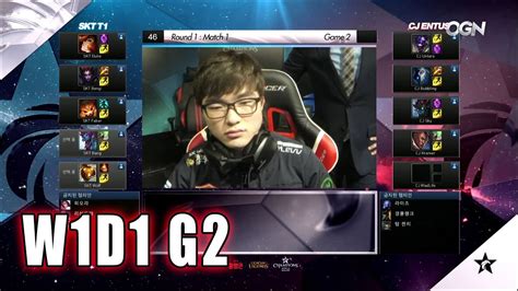 CJ Entus Vs SK Telecom T1 Game 2 LCK Spring 2016 Round 1 Week 1 Day