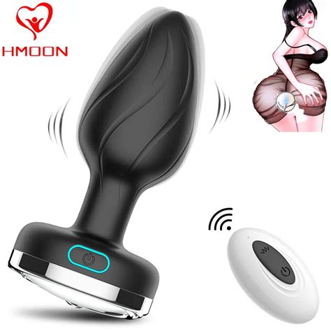 7 Vibration Modes Remote Contro Luminous Silicone Anal Butt Plug