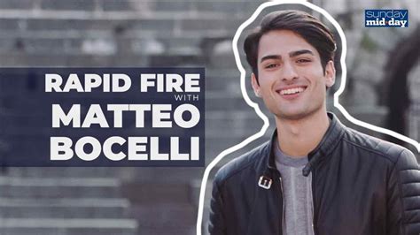 Rapid Fire Session With Songwriter Matteo Bocelli Ahead Of His Indian