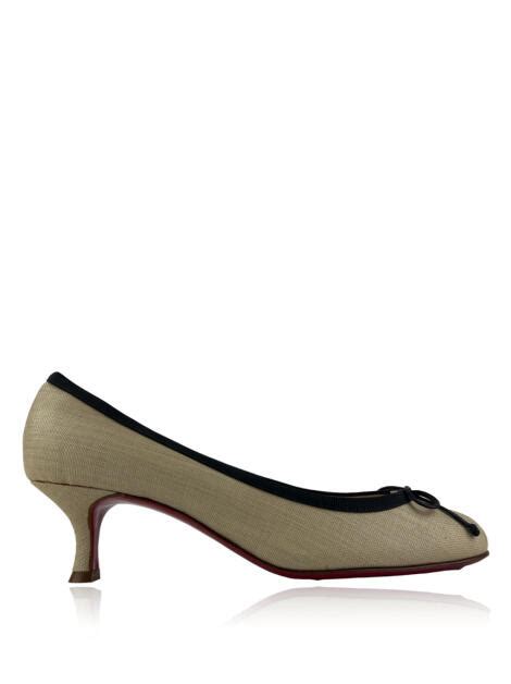 Scarpin Christian Louboutin Marcia Balla Nude Original Bihp