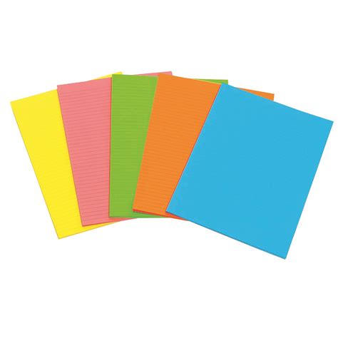 Writing Pads Marbig A4 Fluro Assorted Colours 40 Leaf Skout