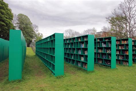 Bookyard- An Expansive Outdoor Public Library by Massimo Bartolini