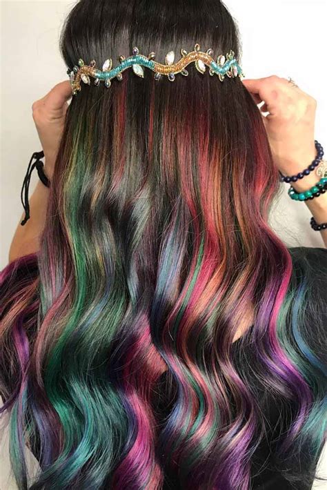 50 Fabulous Rainbow Hair Color Ideas