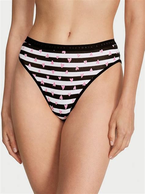 Buy Stretch Cotton High Leg Brief Panty Online Victorias Secret India