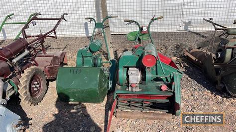 Ransomes Ride On Cylinder Mower Including Trailing Seat Vintage