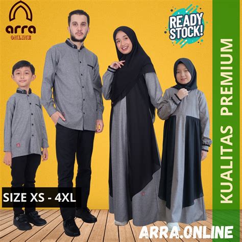 Jual Madina Baju Sarimbit Keluarga Baju Couple Keluarga Muslim