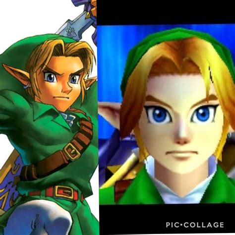 [oot] Ocarina Of Time 3d Really Messed Up Adult Links Face R Zelda