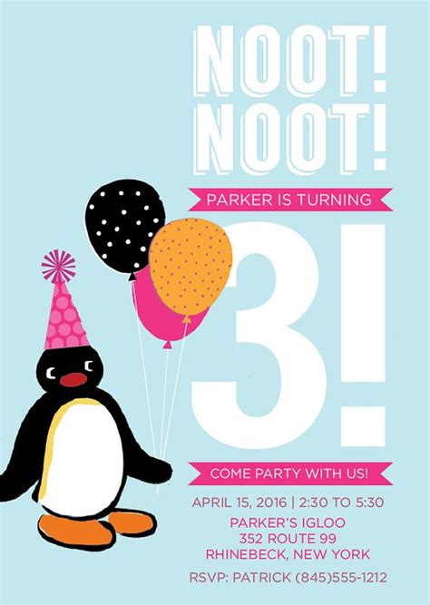 8 best Pingu Birthday Party images on Pinterest | Kid parties, Parties ...