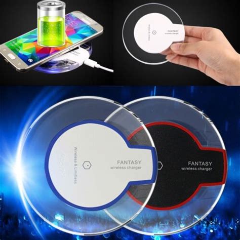 For Samsung Galaxy S6 S6 Edge Note 5 Led Qi Wireless Charger Charging Pad Plate Ebay