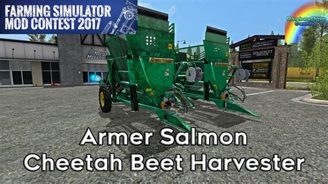 Armer Salmon Cheetah Beet Harvester Farming Simulator Mod