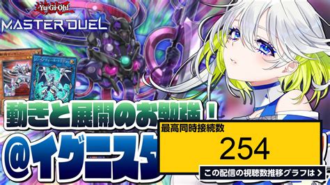 ライブ同時接続数グラフ『【遊戯王マスターデュエル】難し過ぎるぞこのテーマ！イグニスターでランクマ！【新人vtuber】 』 Livechart