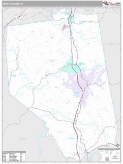 Grant County, KY Map (Premium Style)