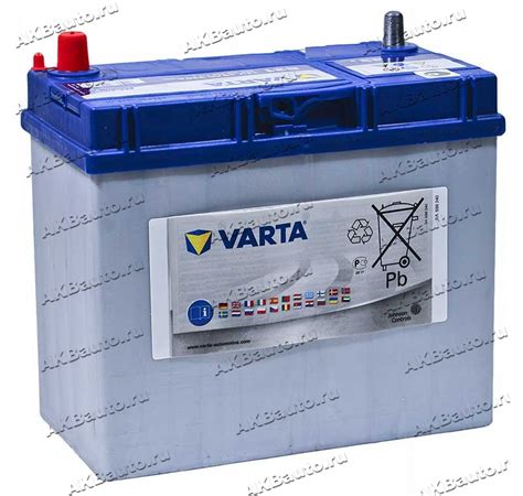 Аккумулятор автомобильный Varta Blue Dynamic Asia B31 45 А ч 330 A обр