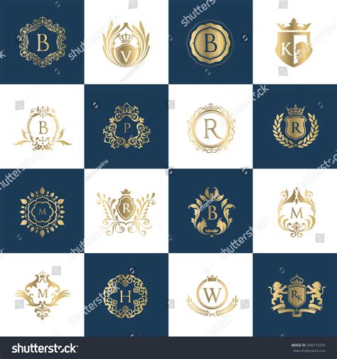 Luxury Logo Set Vector Logo Template Stock Vector 430714255 Shutterstock