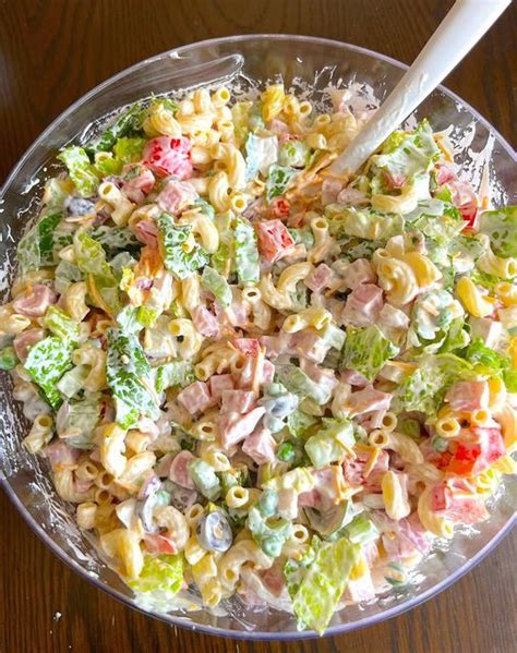 Layered Pasta Salad Page Easyrecipes