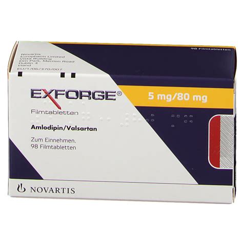 Exforge Mg Mg Filmtabletten Shop Apotheke