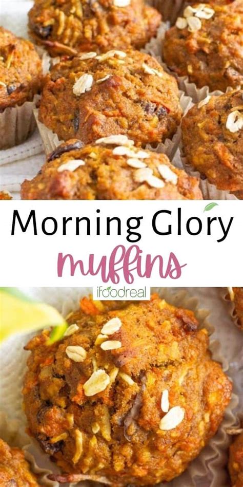 Healthy Morning Glory Muffins