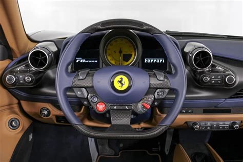 Ferrari F8 Spider in Blue with Beige Tradizione Interior - Snaaplux News