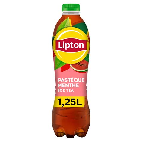 Boisson au thé saveur pastèque menthe LIPTON la bouteille 1 25L à