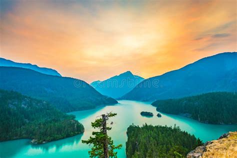 North Cascade Mountains Washington State Stock Image Image Of