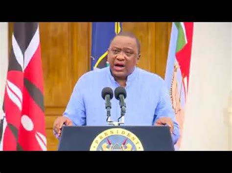 UHURU KENYATTA ADDRESS TO THE NATION ON ECONOMY YouTube