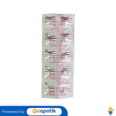 Jual ROSUVASTATIN CALCIUM NOVELL 20 MG STRIP 10 TABLET Shopee Indonesia