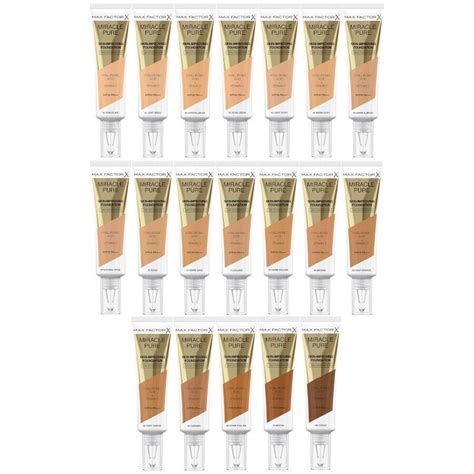 Max Factor Miracle Pure Skin Improving Foundation 30ml Choose Shade