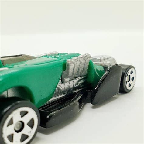 Vintage 2002 Green Salt Flat Racer Hot Wheels Car Vintage Cars