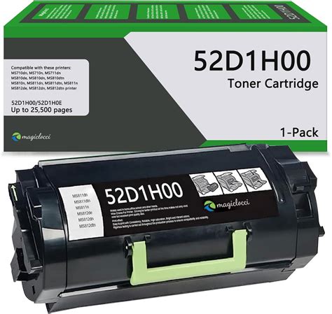 Amazon 521H 52D1H00 Toner Cartridge High Yield 1 Pack Compatible