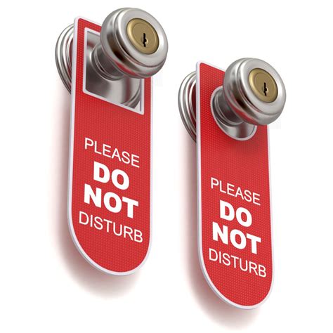 Do Not Disturb Door Hanger With The Knob 3d Model 8 Fbx Obj Blend