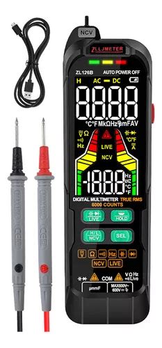Multímetro Digital Profesional Rms Verdadera 6000 Cuentas Meses Sin Interés