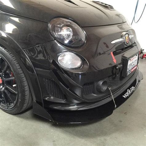 Fiat 500 Abarth Front Splitter V2 Aeroflowdynamics