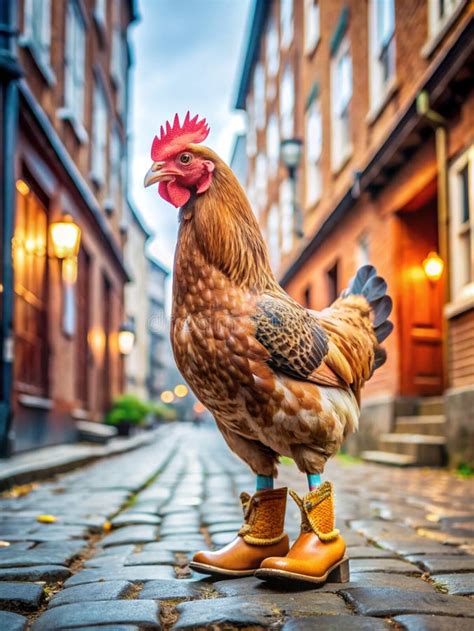 Booted Bantam Chicken Stay City Stock Illustration Illustration Of