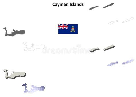 Cayman Islands Map Outline Stock Illustrations – 388 Cayman Islands Map ...