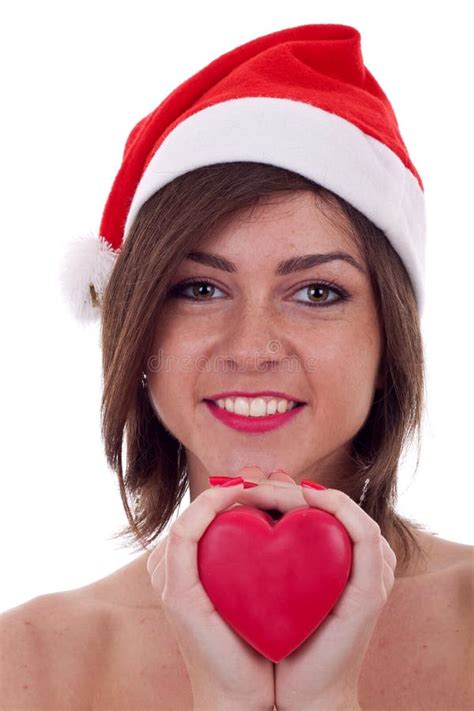 Retenir Le Petit Coeur Rouge Dans Des Mains Image Stock Image Du