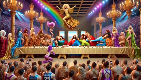 Paris 2024 Opening Ceremonys Drag Queen Last Supper Parody Stirs