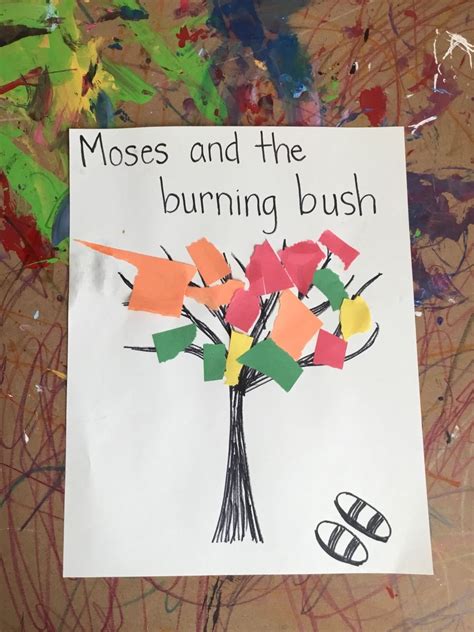 Craft Moses And The Burning Bush Artofit