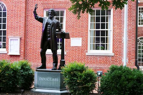 Frederick Douglass Statue At Talbot County Courthouse