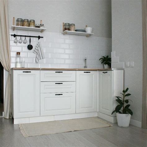 Белая модульная кухня аналог Икеа за 22 тыс рублей: фото в интерьере ...