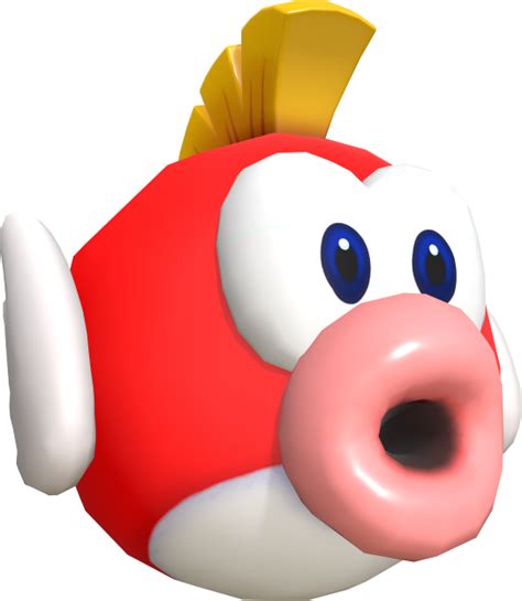 File Cheep Cheep Model Smbw Png Super Mario Wiki The Mario Encyclopedia