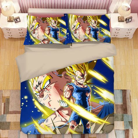 Dragon Ball Z 3d Bedding Set Duvet Cover Pillowcase Bed Linen Son Goku