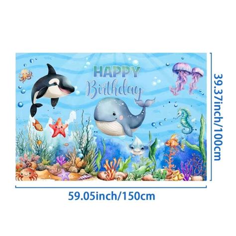 Under The Sea Backdrop Pretty Party Shop